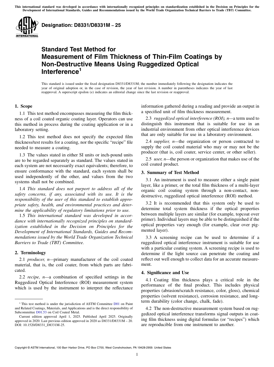 ASTM D8331 - D 8331M - 25.pdf_第1页