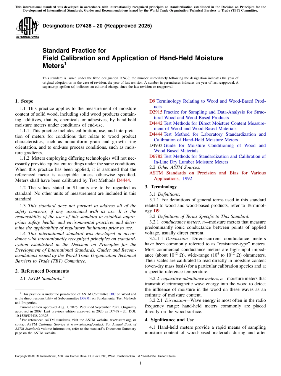 ASTM D7438 - 20 (2025).pdf_第1页
