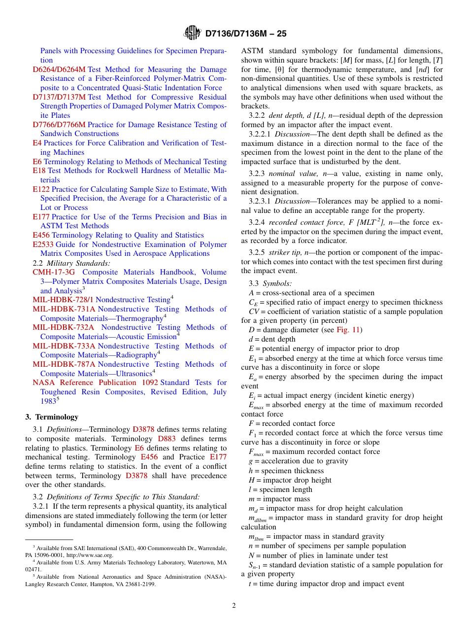 ASTM D7136 - D 7136M - 25.pdf_第2页