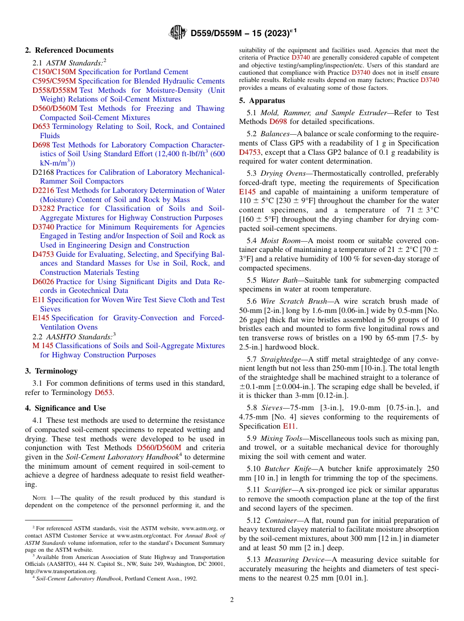 ASTM D559 - D 559M - 15 (2023)e1.pdf_第2页
