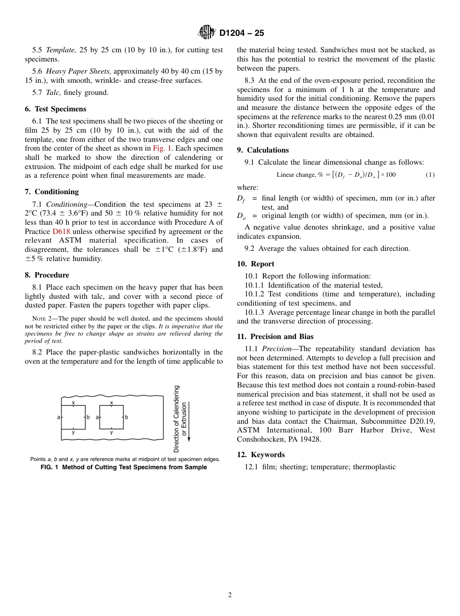 ASTM D1204 - 25.pdf_第2页