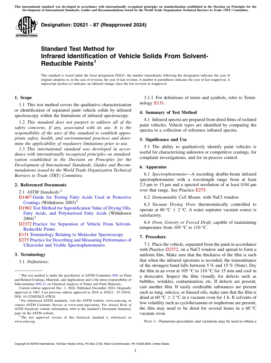 ASTM D2621 - 87 (2024).pdf_第1页