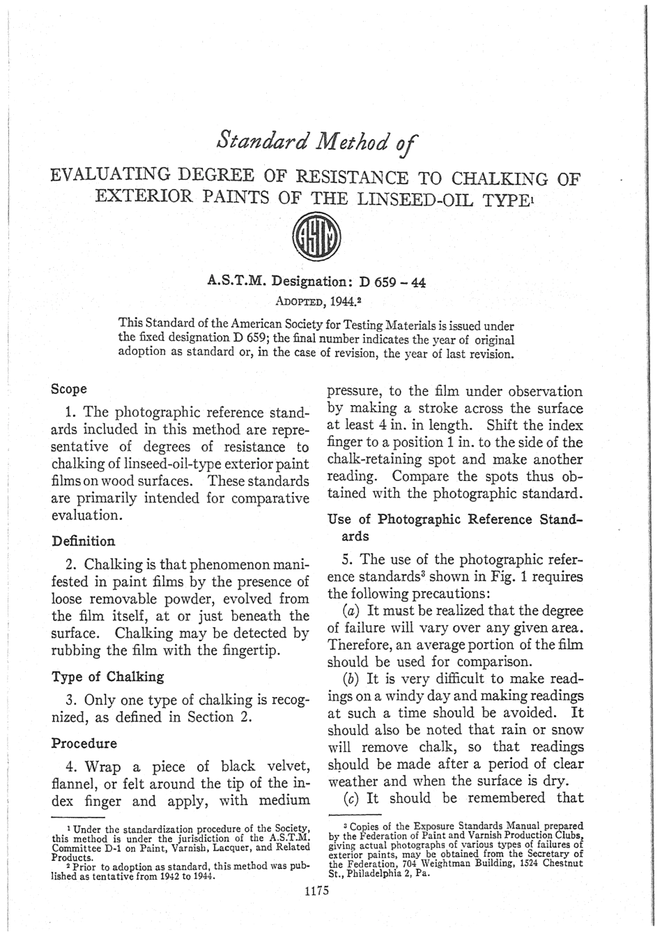 ASTM D659 - 44 scan.pdf_第1页