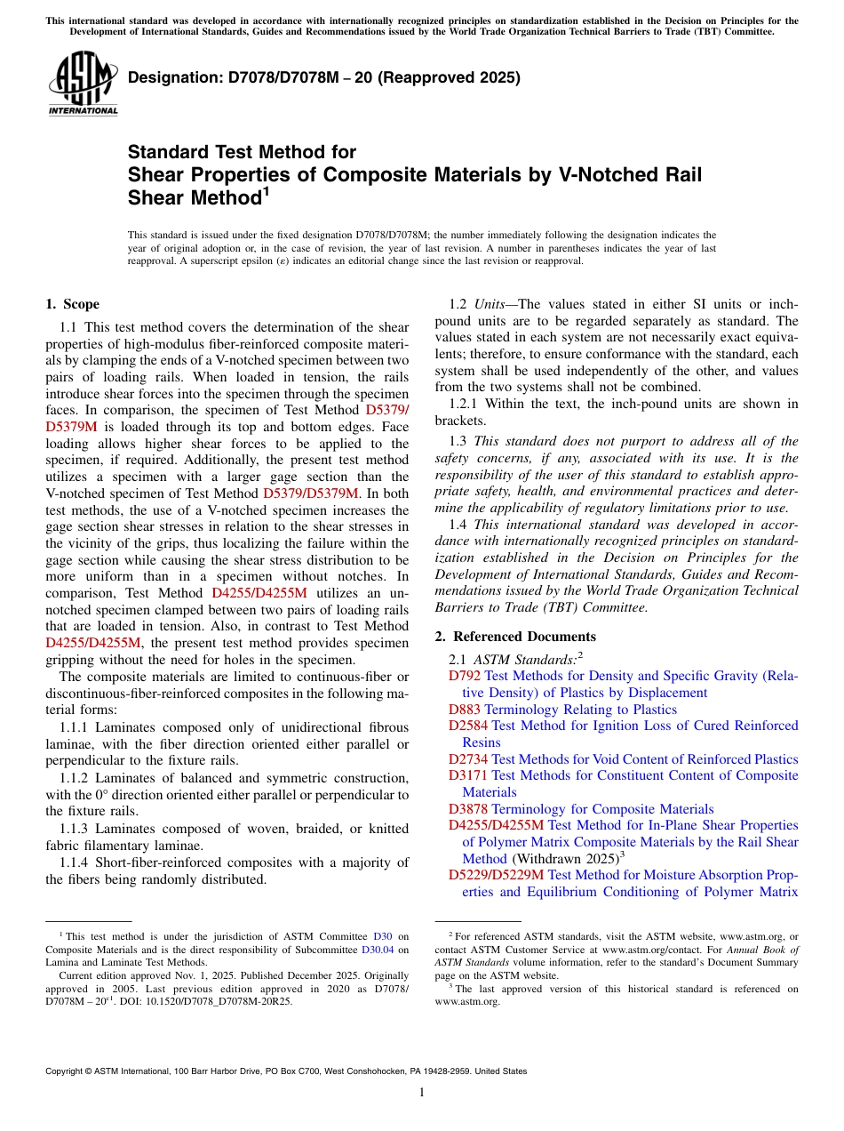 ASTM D7078 - D 7078M - 20 (2025).pdf_第1页