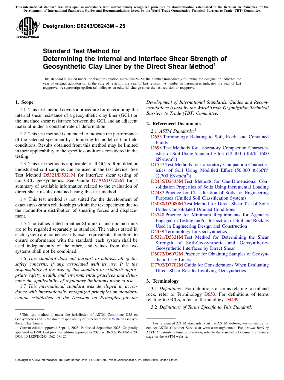 ASTM D6243 - D 6243M - 25.pdf_第1页