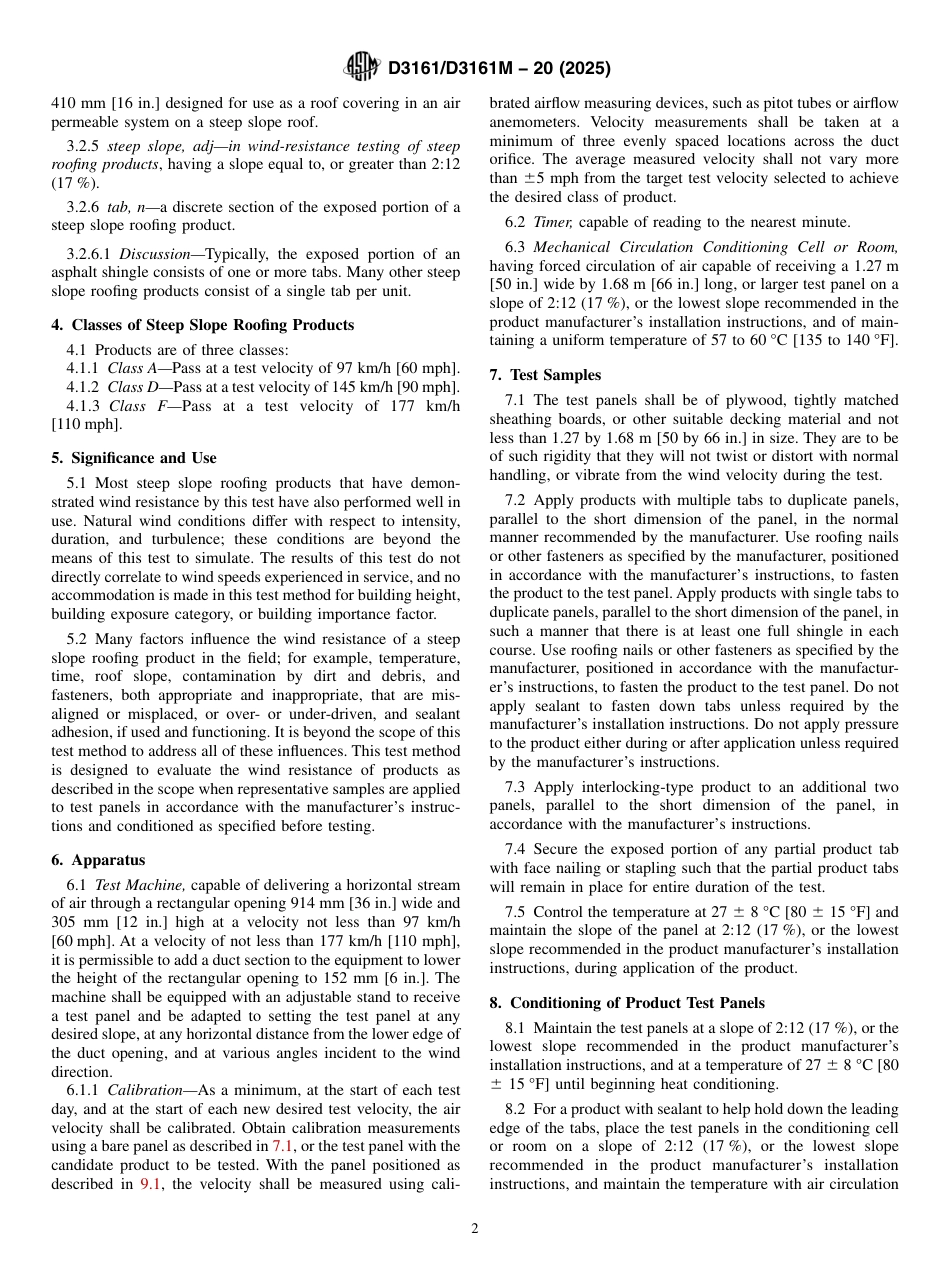 ASTM D3161 - D 3161M - 20 (2025).pdf_第2页