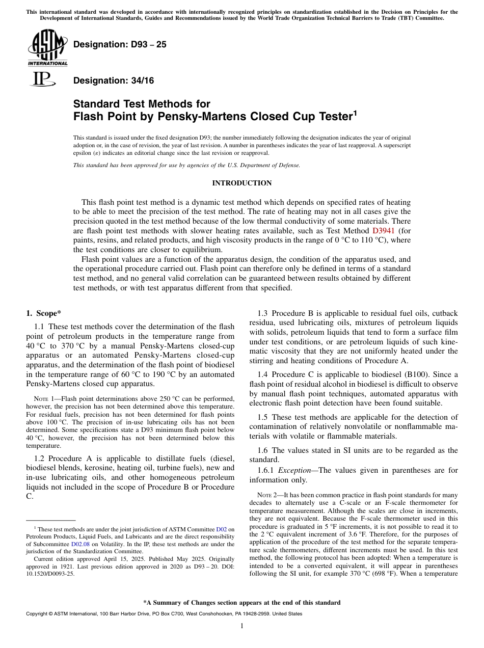 ASTM D93 - 25.pdf_第1页