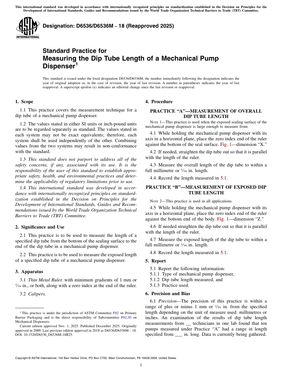 ASTM D6536 - D 6536M - 18 (2025).pdf_第1页