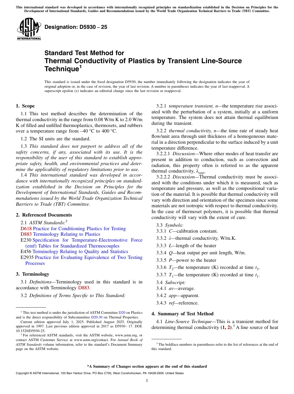 ASTM D5930 - 25.pdf_第1页