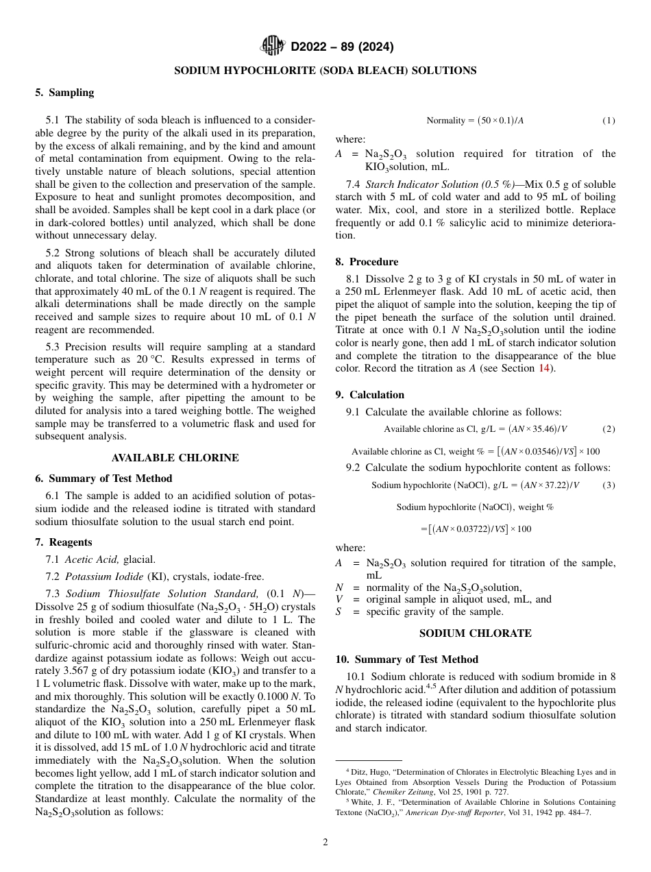 ASTM D2022 - 89 (2024).pdf_第2页