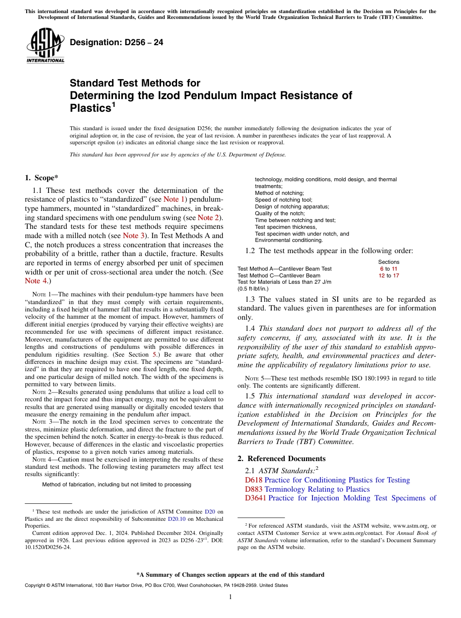 ASTM D256 - 24.pdf_第1页