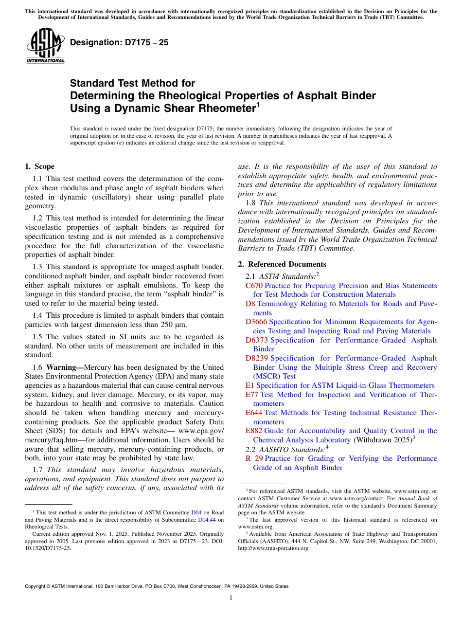 ASTM D7175 - 25.pdf_第1页