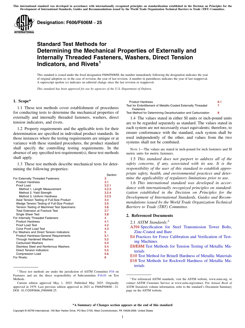 ASTM F606 - F 606M - 25.pdf_第1页