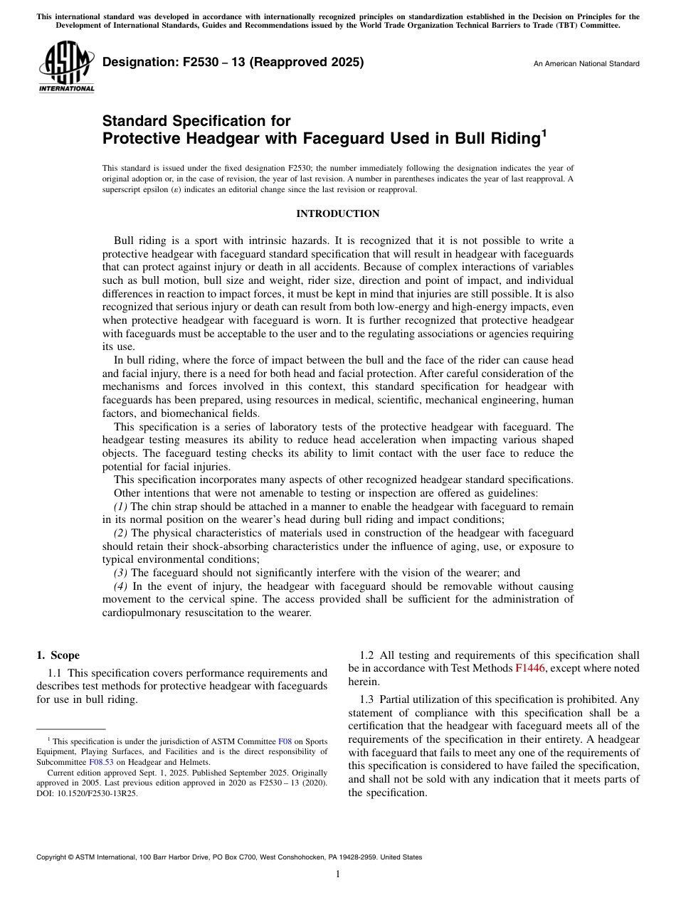 ASTM F2530 - 13 (2025).pdf_第1页