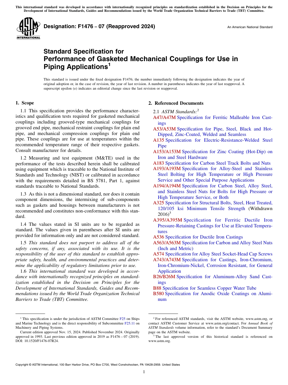 ASTM F1476 - 07 (2024).pdf_第1页