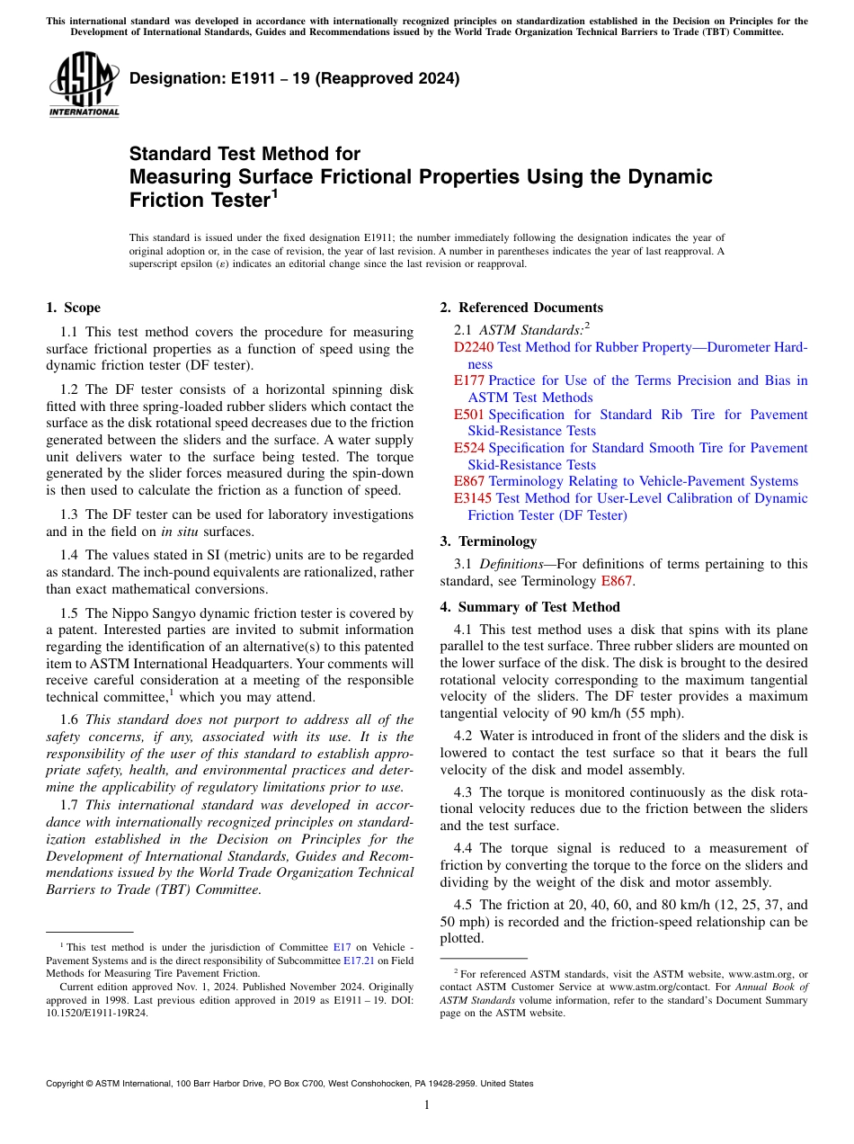 ASTM E1911 - 19 (2024).pdf_第1页